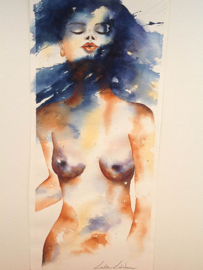 En el ahora Watercolour Paper Figure Painting