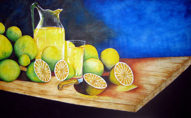 bodegón de naranjas Oil Canvas Landscaping