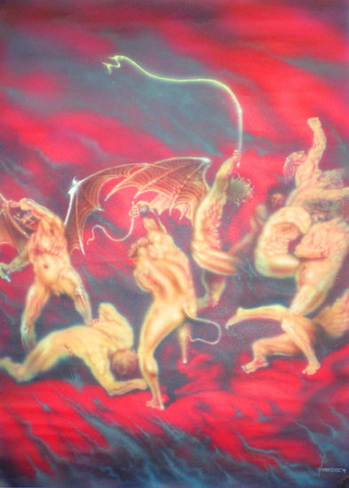 INFIERNO DE DANTE Others Paper Nude Paintings