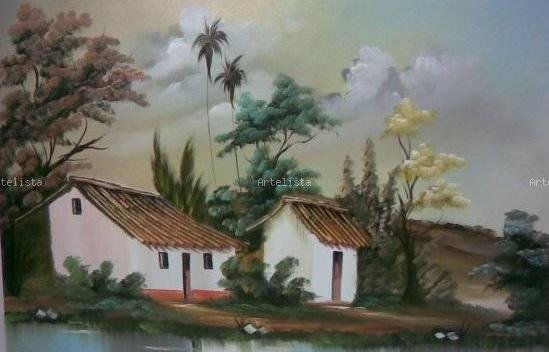 natural Oil Canvas Landscaping