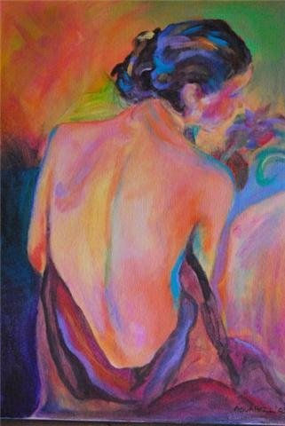 Dorso de mujer desnudo