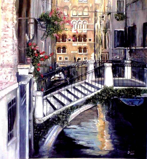 Venecia Óleo Tela Paisaje