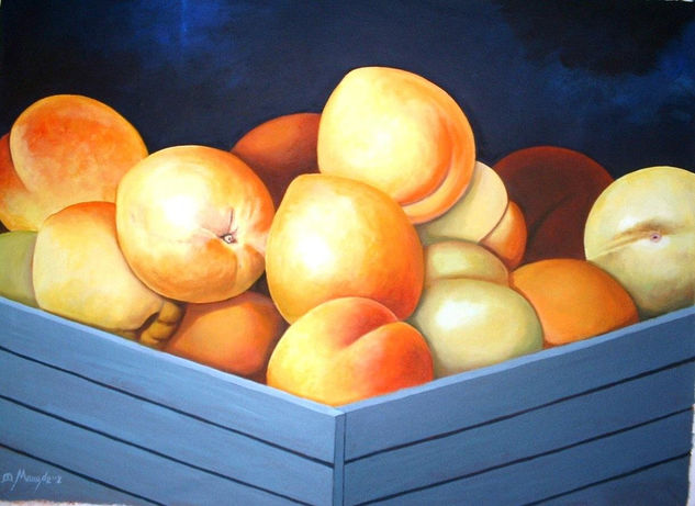 Duraznos Oil Canvas Still Life Paintings