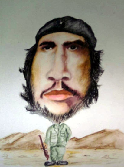 Caricatura de Che Guevara Charcoal