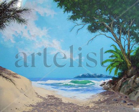 Recanto na praia