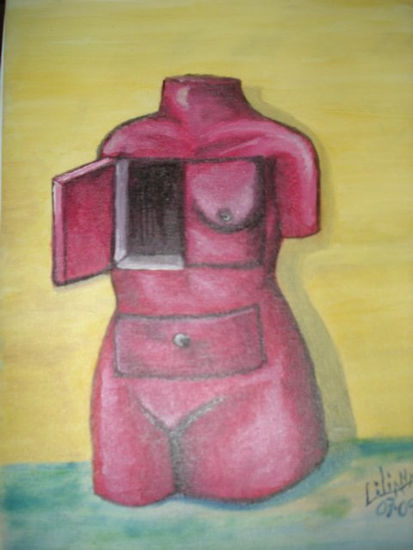 la cajonera Oil Textile Nude Paintings