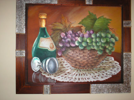 Bodegón con Uvas