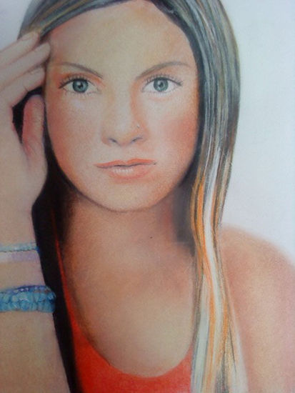 MARIANA Pastel Papel Retrato