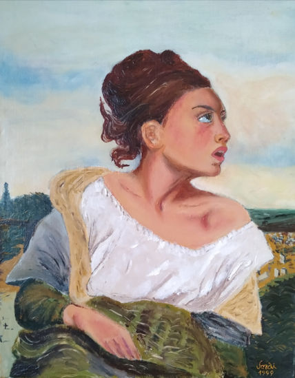 Òrfana al cementiri
