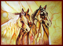 Los tres caballos