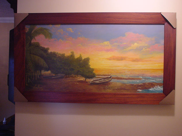 atardecer Oil Canvas