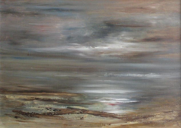 Nocturno Oil Canvas Marine Painting