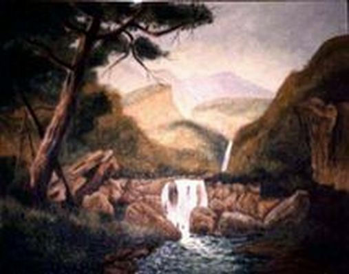 Cascada Oil Canvas