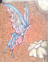 mariposa sobre flor