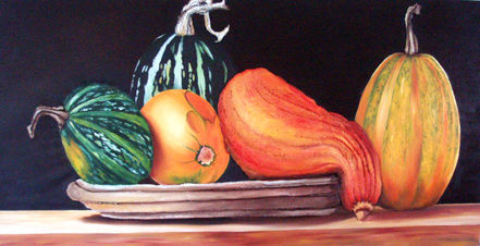 Me das Calabazas Oil Canvas