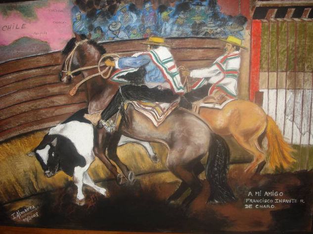 EL RODEO CHILENO Pastel Paper Sports