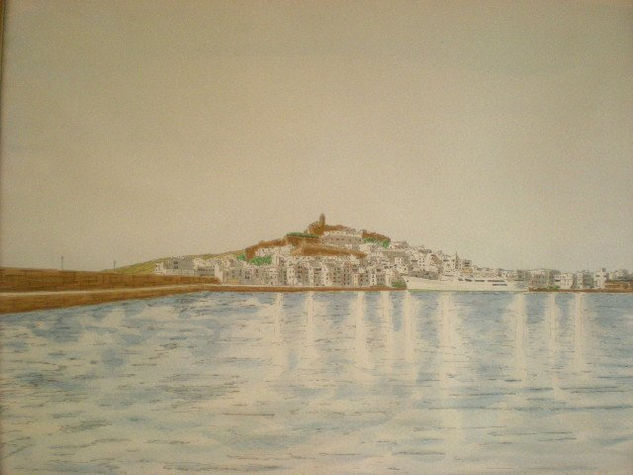 Ibiza Watercolour Paper Landscaping