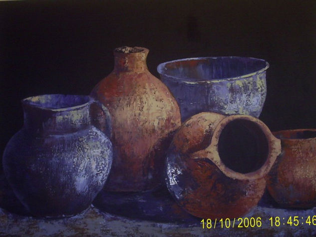 Cantaros Oil Canvas Still Life Paintings