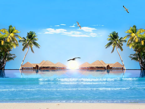 Tropic paradise.