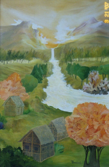 RIO LEJANO Oil Canvas Landscaping