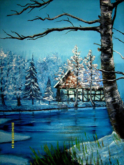 INVIERNO EN ZURICH Oil Canvas Landscaping