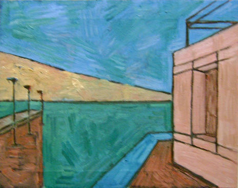 Muelle y cerro