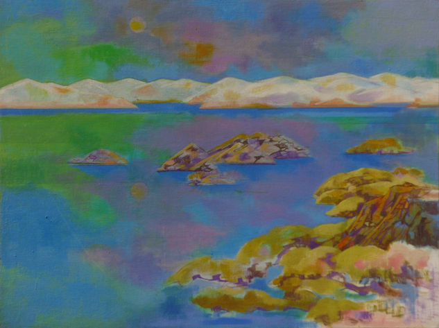 Susana Rojas. 2007 Paisaje austral 4. Óleo. 60 x 80 cm 