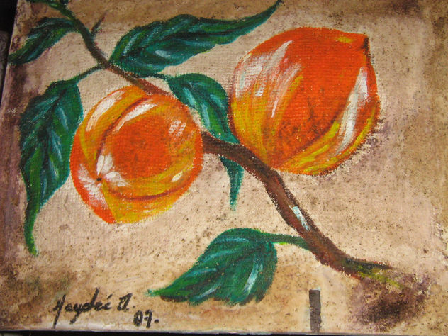 wife's painting with texture