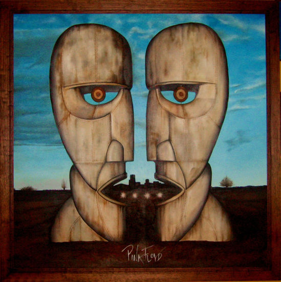 division bell, pink floyd Óleo Lienzo Retrato