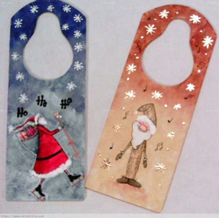 Picaportes navideños