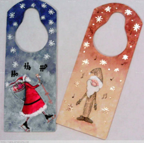 Picaportes navideños