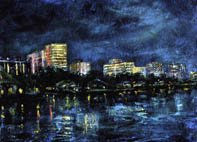 URBANO_NOCHE_EN_EL_CANAL Oil Canvas Others