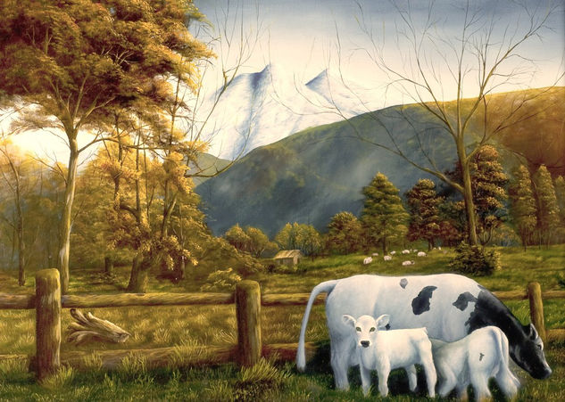 Dearest Patagonia Oil Canvas Landscaping