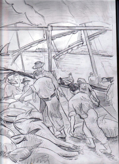 de Sorolla Pescados in Fraganti Pencil