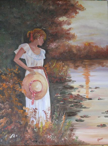 Atardecer en el lago
