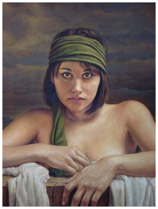 La mirada de la tarde. (Detalle)