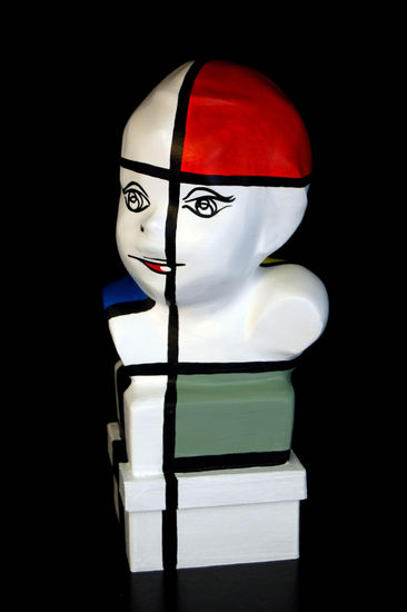 CAJA MONDRIAN II Pottery Figurative