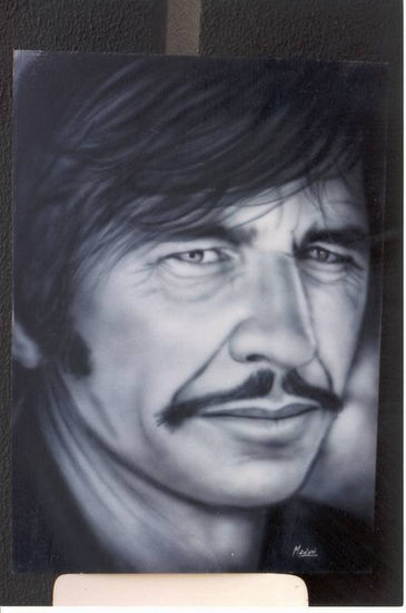 Charles Bronson Acrylic Panel Portrait