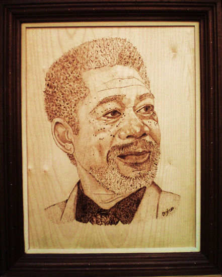 morgan freeman Etching Process