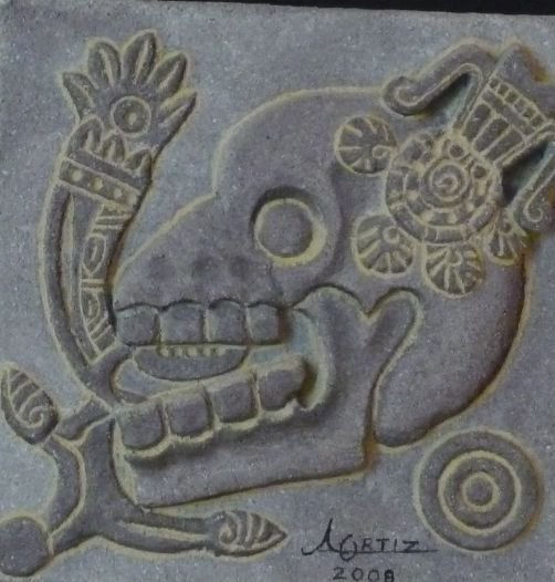 Glifo Nominal Nacimiento de Tezcatlipoca Cult. Azteca 