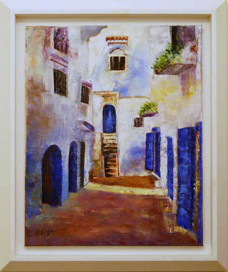 Calle de Tanger Oil Canvas Landscaping