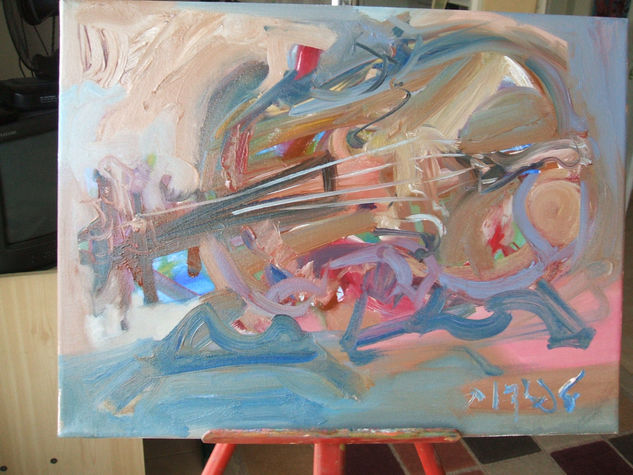 el violin del nino Oil Canvas Still Life Paintings