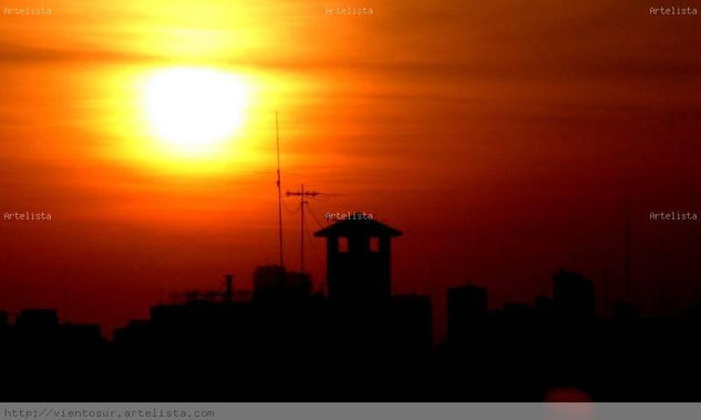 Atardece en Buenos Aires Naturaleza Color (Digital)