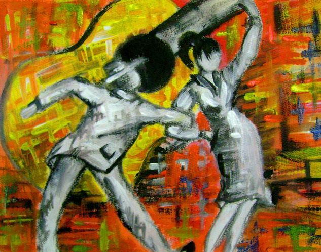 DUO Oil Canvas Figure Painting