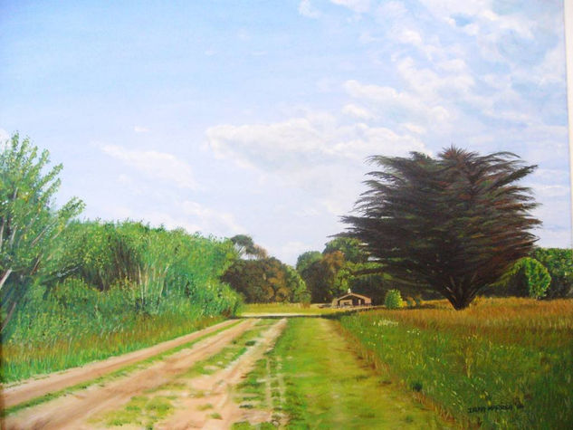 Paisaje Mar de Cobo Oil Canvas Landscaping