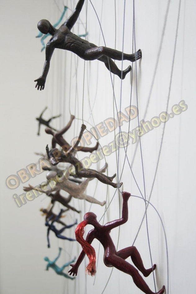 ESCULTURAS DE  ESCALADORES