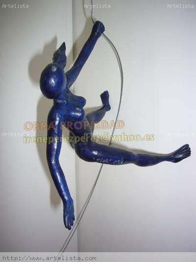 "FLOR"   escaladores Bronce Figurativa