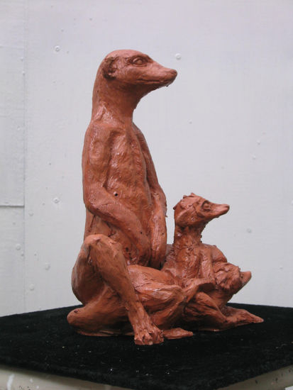 Suricatas Terracotta Figurative