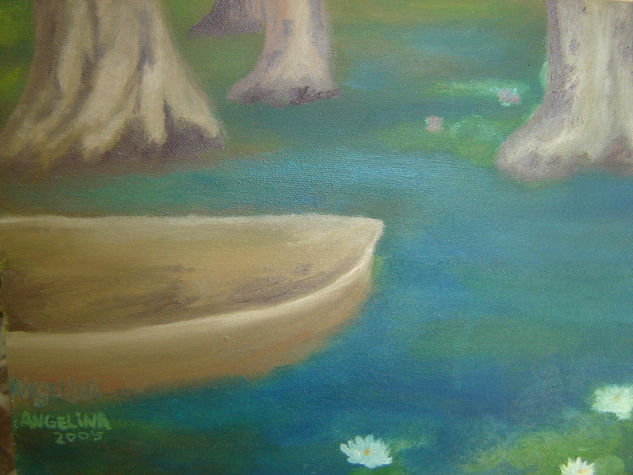 Nenúfars. Oil Canvas Landscaping