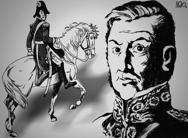 Al Padre de la patria... Quien forjo una tierra en la cual paradojicamente no pudo vivir...